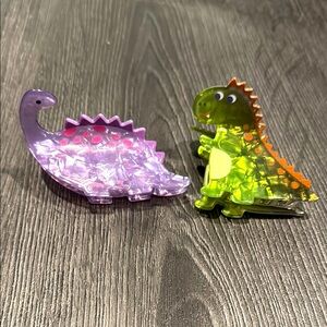 Novelty Hair Clips - Dinosaurs